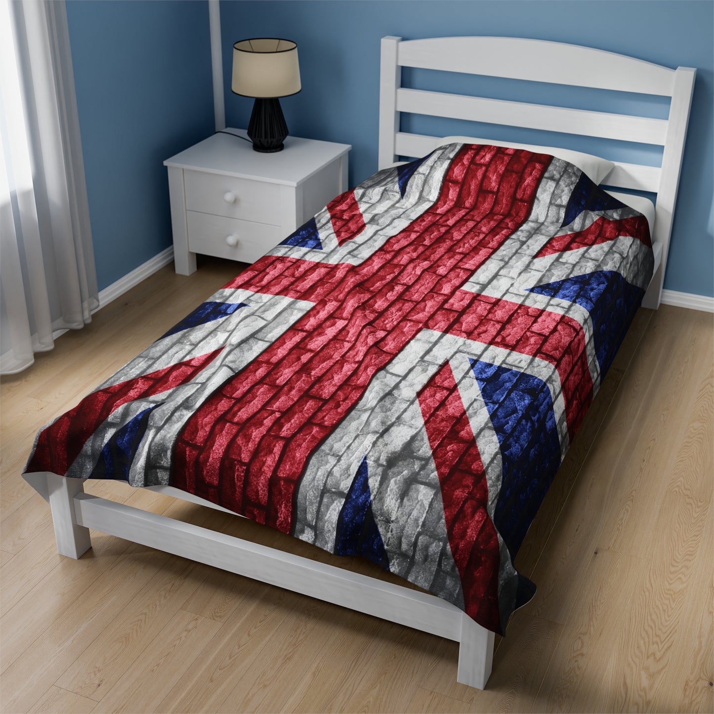 British Velveteen Plush Blanket