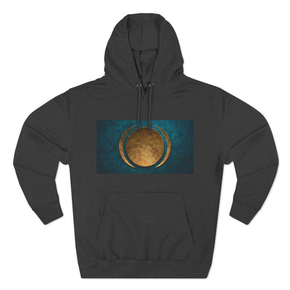 Three-Panel Fleece Hoodie