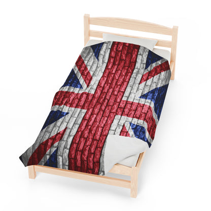 British Velveteen Plush Blanket