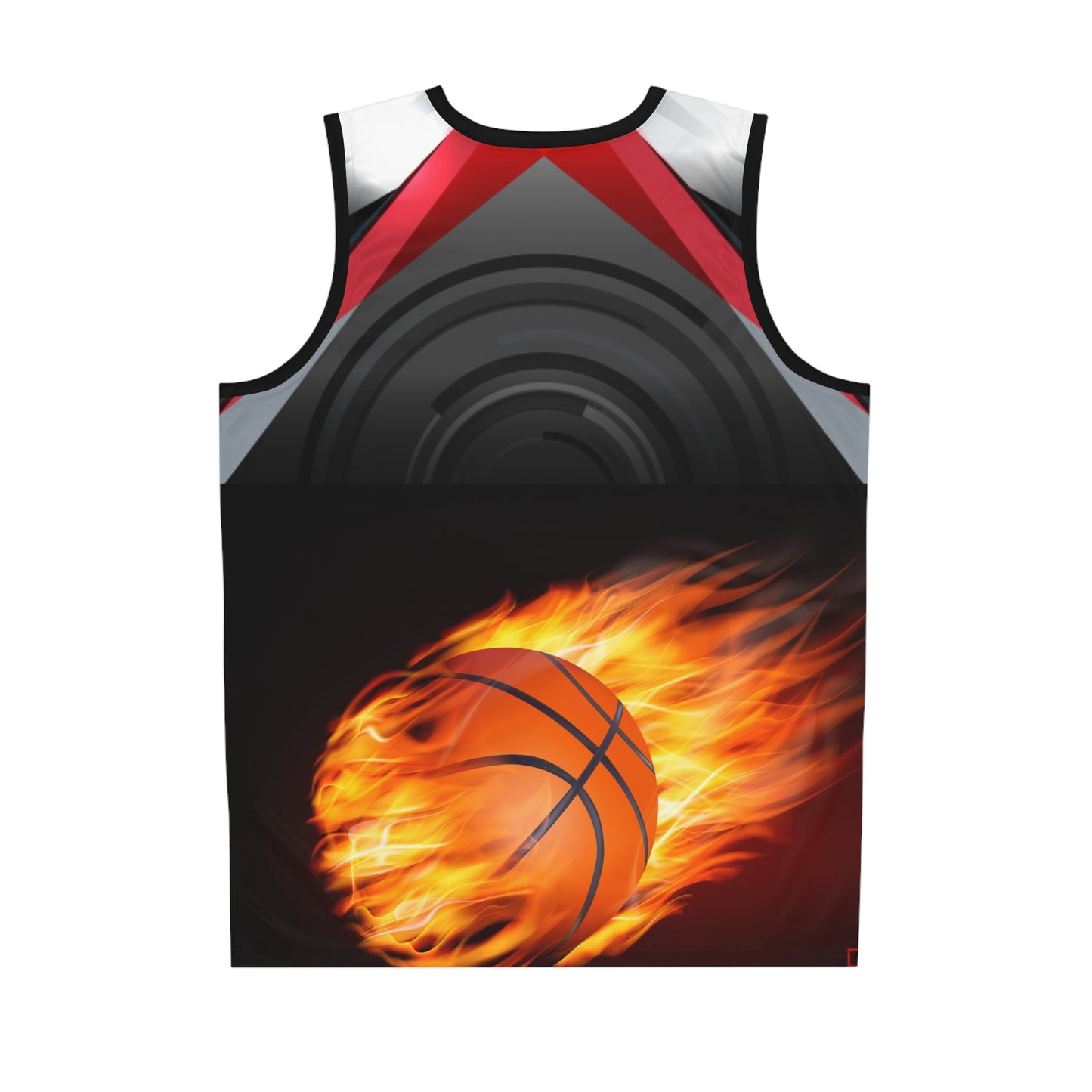 Fire Ball Basketball Jersey (AOP)