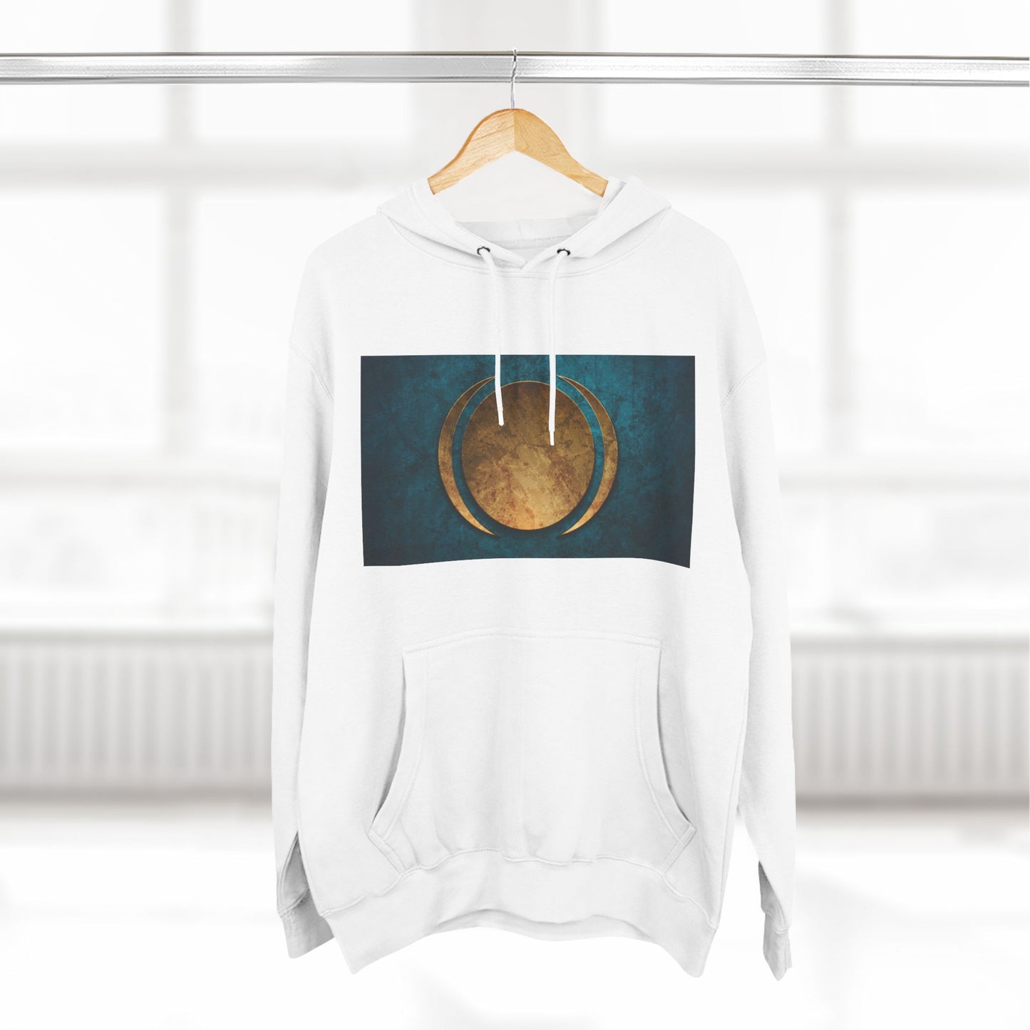 Three-Panel Fleece Hoodie