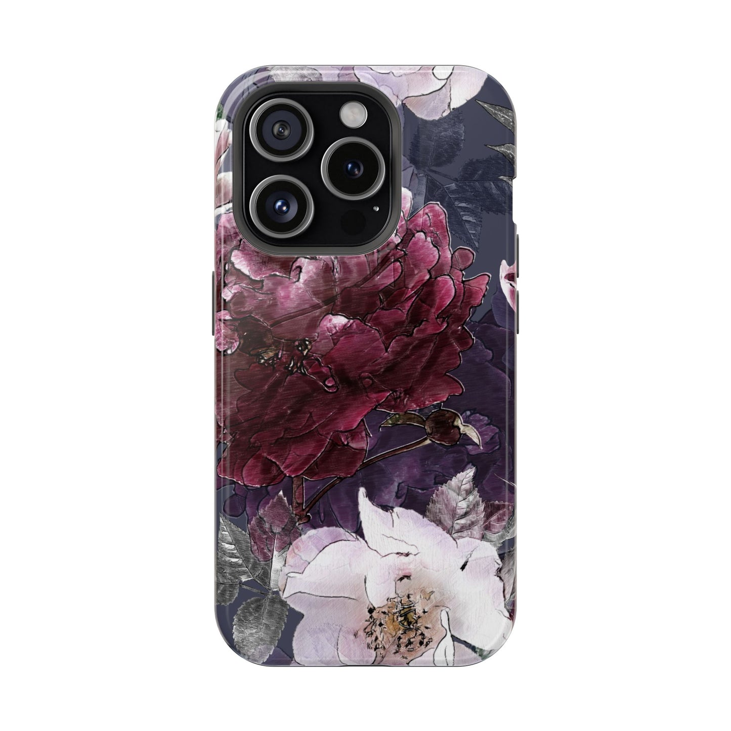 Impact-Resistant Cases Flower Print