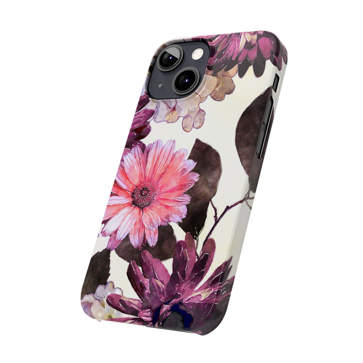 Slim Phone Case Flower print