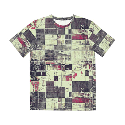 Men's Polyester T-shirt  Square Design (AOP)