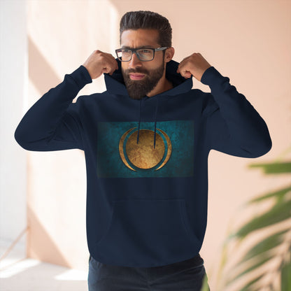 Three-Panel Fleece Hoodie