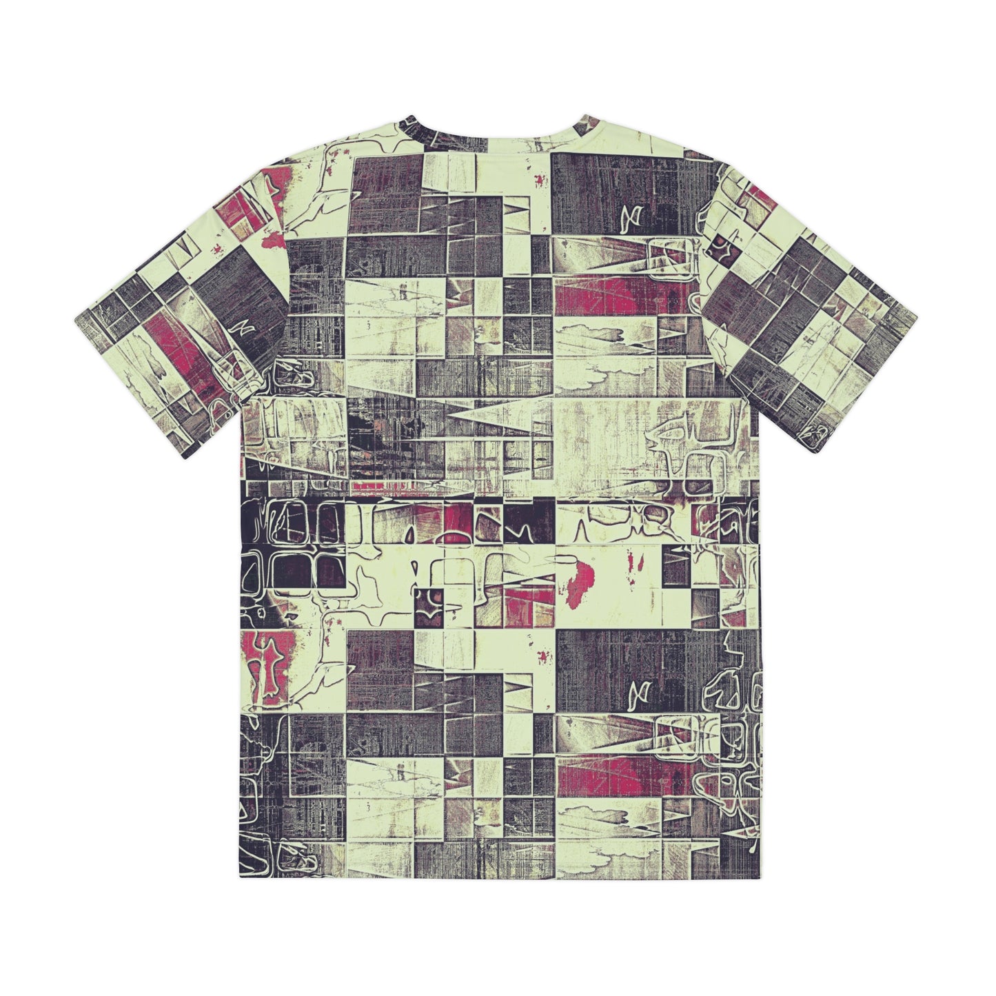 Men's Polyester T-shirt  Square Design (AOP)