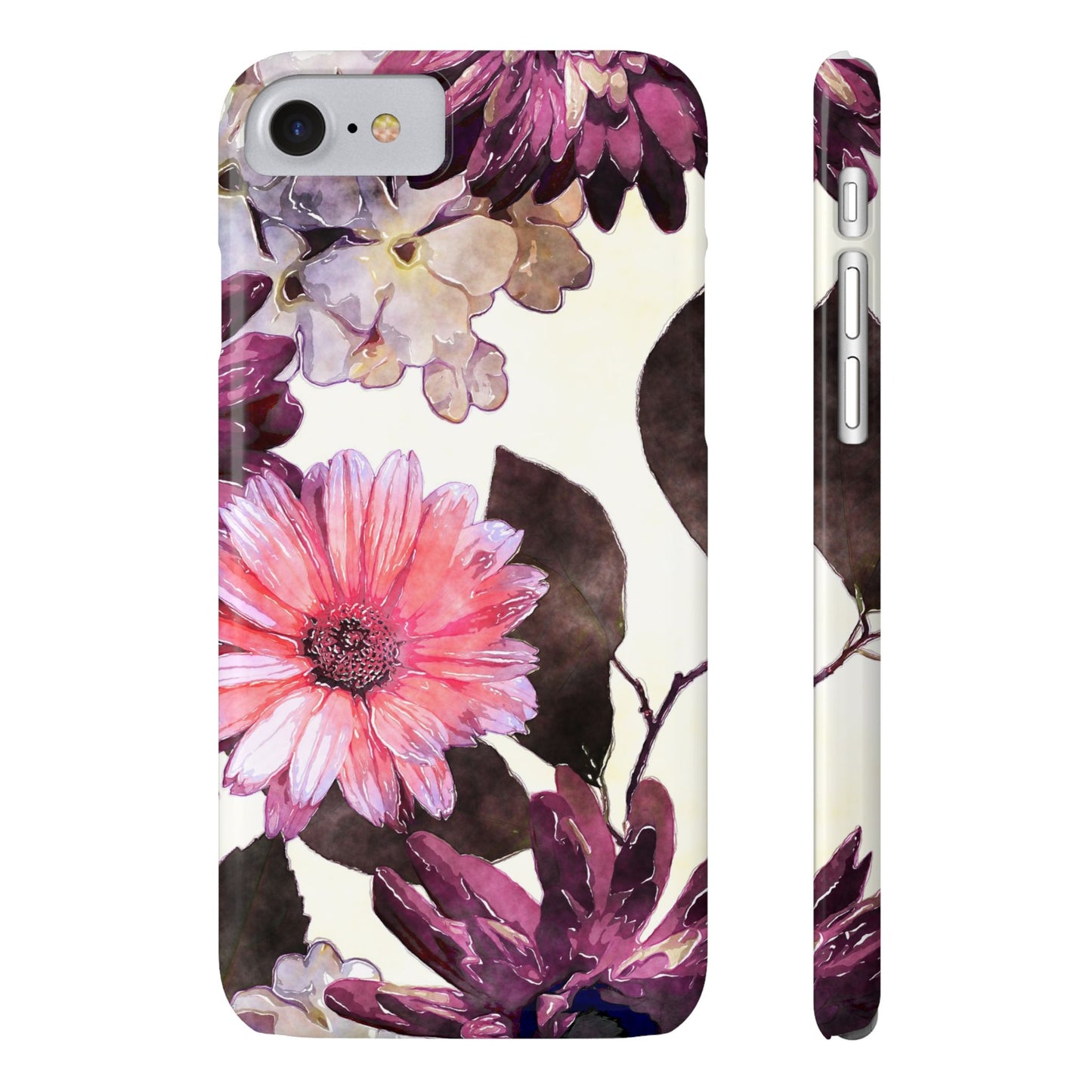 Slim Phone Case Flower print