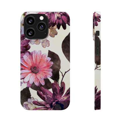 Slim Phone Case Flower print