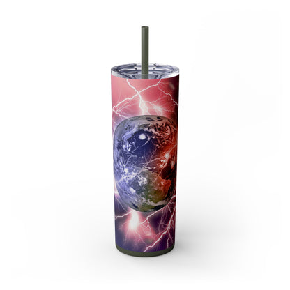 Skinny Tumbler with Straw, 20oz